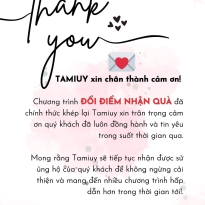 TAMIUY TRÂN TRỌNG CẢM ƠN – CHÚC QUÝ KHÁCH NIỀM VUI TRỌN VẸN CÙNG NHỮNG PHẦN QUÀ Ý NGHĨA