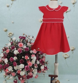 ĐẦM  LINEN RODE SIZE NHÍ  TAMIUY