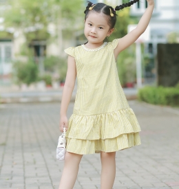  ĐẦM CARO ĐUÔI CÂ 2 TẦNG