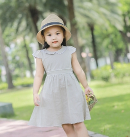 ĐẦM  LINEN RODE SIZE NHÍ  TAMIUY