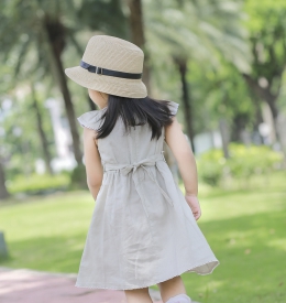 ĐẦM  LINEN RODE SIZE NHÍ  TAMIUY