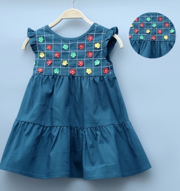 ĐẦM BABY DOLL ĐÍNH HOA TAMIUY