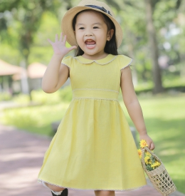 ĐẦM  LINEN RODE SIZE NHÍ  TAMIUY