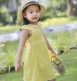 ĐẦM  LINEN RODE SIZE NHÍ  TAMIUY