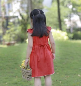ĐẦM  LINEN RODE SIZE NHÍ  TAMIUY