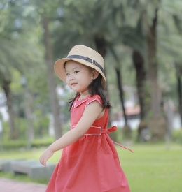 ĐẦM  LINEN RODE SIZE NHÍ  TAMIUY