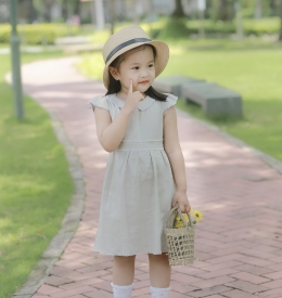 ĐẦM  LINEN RODE SIZE NHÍ  TAMIUY