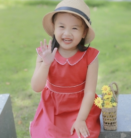 ĐẦM  LINEN RODE SIZE NHÍ  TAMIUY