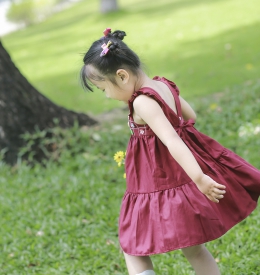 ĐẦM BABY DOLL ĐÍNH HOA TAMIUY