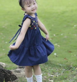 ĐẦM BABY DOLL ĐÍNH HOA TAMIUY