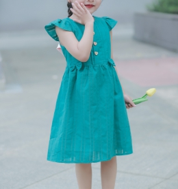 ĐẦM XÒE ĐÍNH NÚT  TAY CÁNH TIÊN TAMIUY