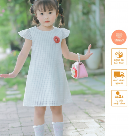 ĐẦM CHỮ A CÁNH TIÊN ĐÍNH HOA 