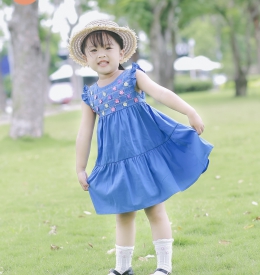 ĐẦM BABY DOLL ĐÍNH HOA TAMIUY