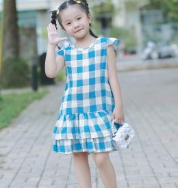  ĐẦM CARO ĐUÔI CÂ 2 TẦNG