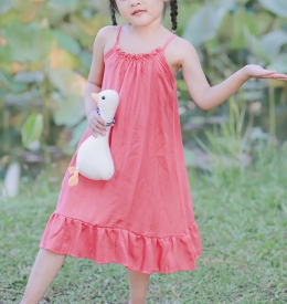 ĐẦM CỔ YẾM 2 DÂY ĐUÔI CÁ (6M-12)
